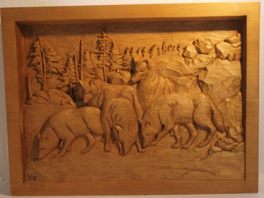 WILDLIFE RELIEF CARVINGS Werner Groeschel's Wood Carving